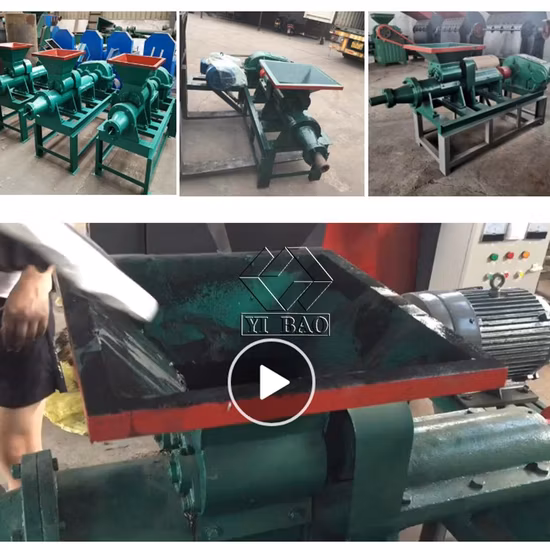 Macchina per la produzione di bricchette per pressa per bricchette in polvere di polvere di carbone