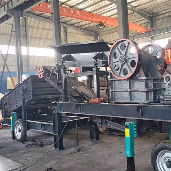 5-50tph Portable Diesel Stone Rock Limestone Jaw Crusher for Mining